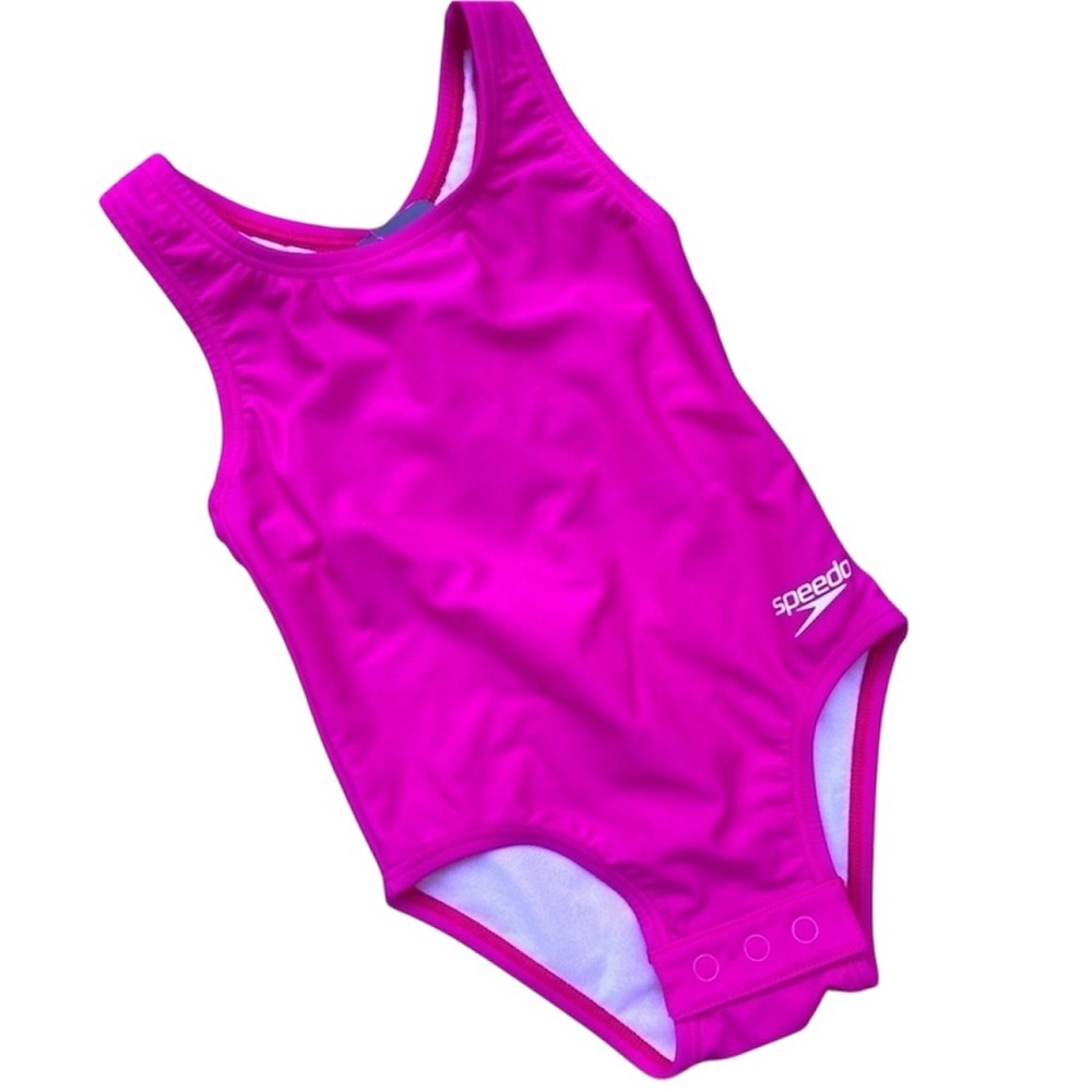 NWT Baby Girl’s Speedo Swimsuit One Piece Onesie Size 18 Months